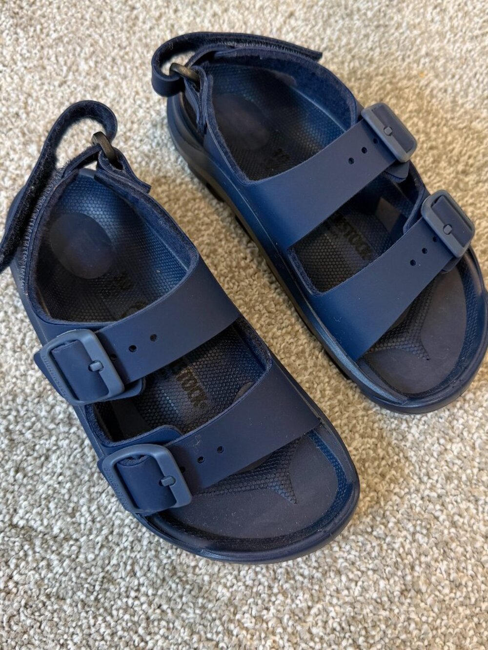 Birkenstock Kids Milano EVA Navy Waterproof Sandals EU 30 US Little Kid 12